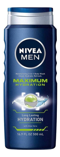 Jabón Líquido Corporal Nivea Men Maximun Hydration 500ml