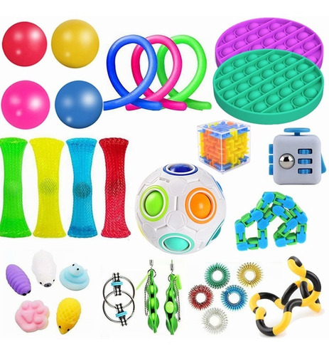 31 Piezas Sensorial Fidget Set De Juguete Para Adultos Y Niñ