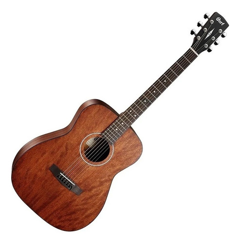Guitarra Acústica Cort Af510 M Op Brown Con Funda 