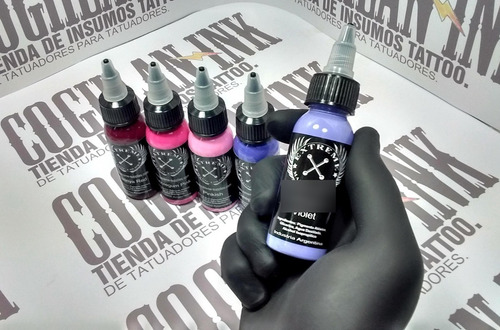 Imagen 5 de 5 de Tinta Tattoo Extreme Gama Color Nº3 X 1oz Tatuajes Tatuar