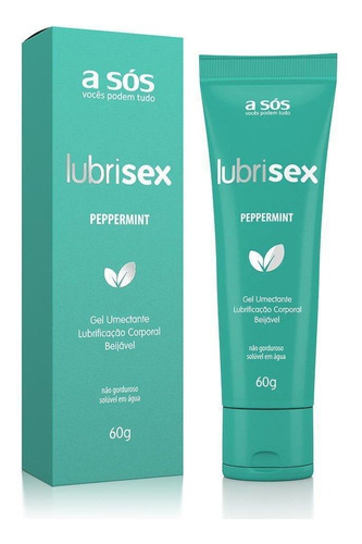 Lubrificante Beijável Lubrisex Peppermint 60g Asós