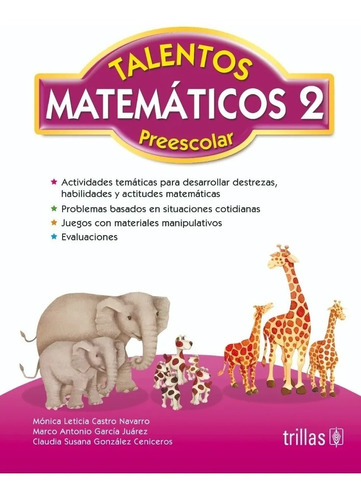 Talentos Matemáticos Preescolar 2 Editorial Trillas
