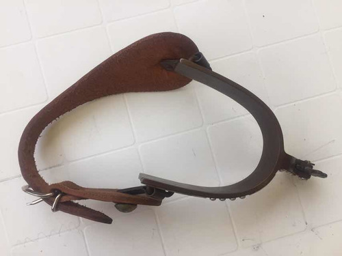 Imagen 4 de 10 de Espuelas Con Correas De Cuero Aperos De Caballos