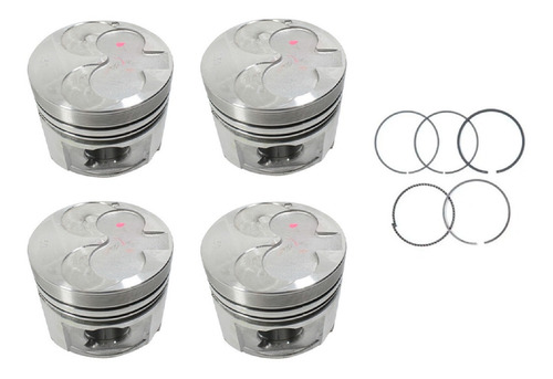 Pistones Std Corsa Combo 1.7 Con Anillos