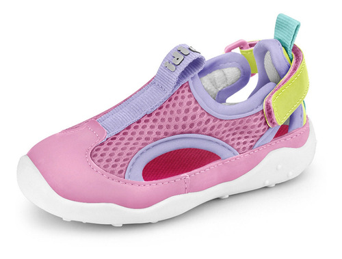 Zapatillas Tipo Sandalias Fisioflex 4.0 Ii Rosado Niña Bibi
