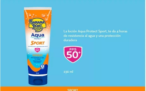 Kit 4 Protectores Solares Bloqueador 50 Fps Banana Boat