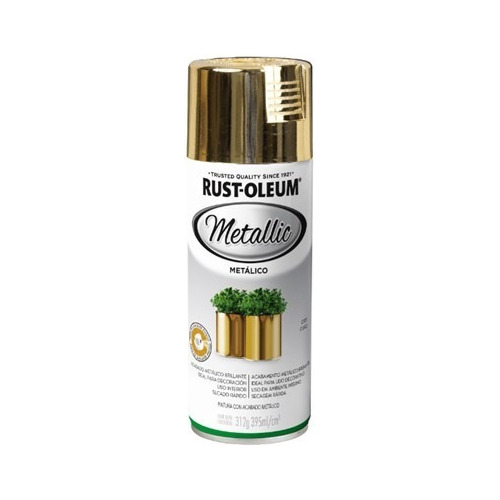 Aerosol Rust Oleum Acabado Metálico Oro 312 G