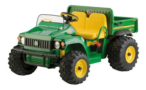 Trator a bateria para crianças Peg Perego John Deere Gator HPX cor verde/amarelo 220V