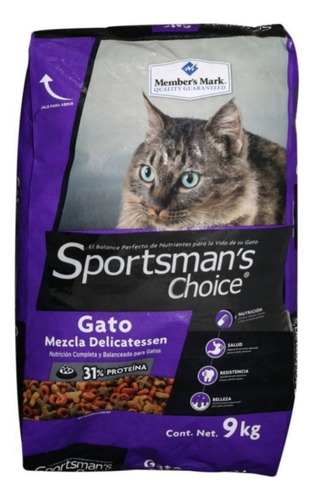 Alimento Para Gato Sportsman's Choice Delicatessen 9kgs