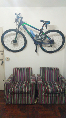 Imagen 5 de 10 de Gancho Soporte Bicicleta Pared Al Pedal + Soporte Ruedas