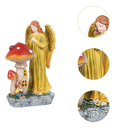 Figuras De Resina De Estatua De Seta De Ángel, Escultura