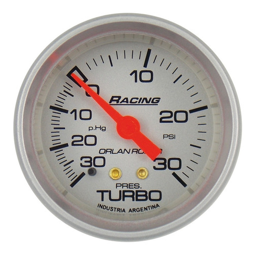 Manovacuómetro Presión Turbo Mecánico Orlan Rober Racing 52