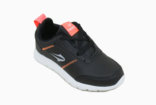 Zapatilla Topper Delf Cs Negro/naranja Niño Deporfan 