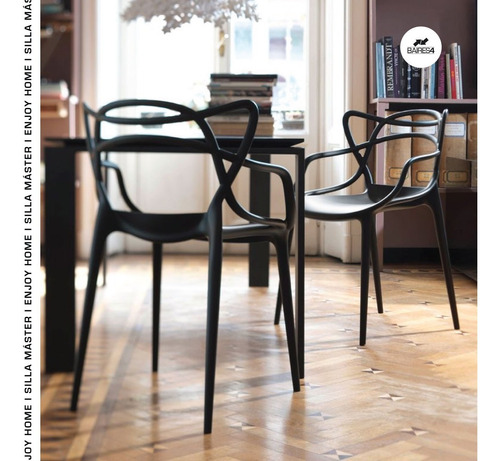 Imagen 1 de 4 de Pack X 3 Silla De Comedor Diseño Master | Contado