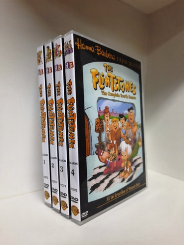 Box Os Flintstones 2ª 3ª E 4ª Temporada - 15 Dvds Desenho