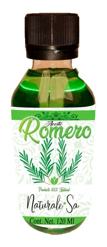 Aceite De Romero 100%  Orgánico 120 Ml