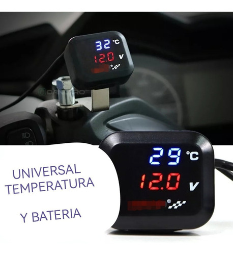 Reloj Digital Temperatura De Agua Tuning Racing