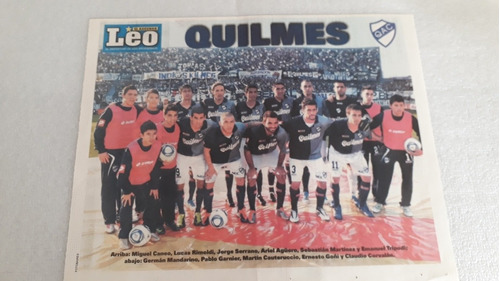 Pósters Quilmes Atlético Club Lote De 6 Láminas