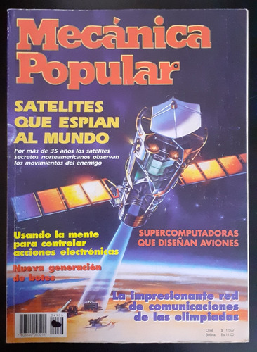 Revista Mecánica Popular / Satélites Que Espían Al Mundo.