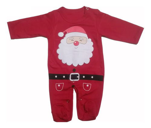  Disfraz Enterito Bebe Niño Santa Claus  Talla 0 A 3 Meses 