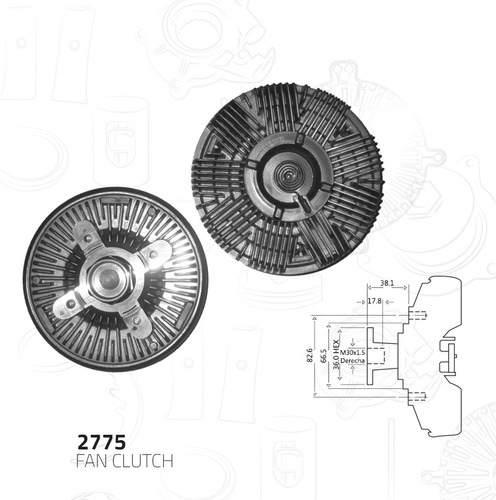 Fan Clutch  Ford F-150 V6 4.2l 1997-2008