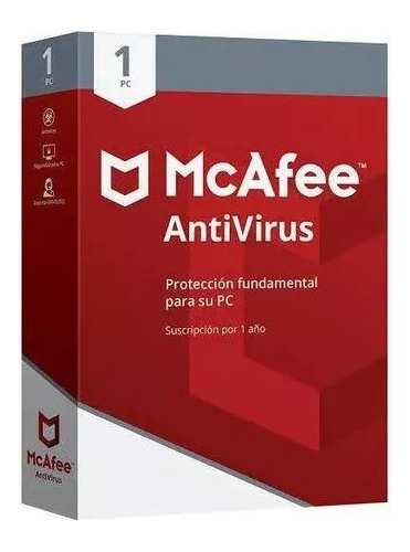 Mcafee Antivirus - Licencia Por 1 Año 1 Dispositivo