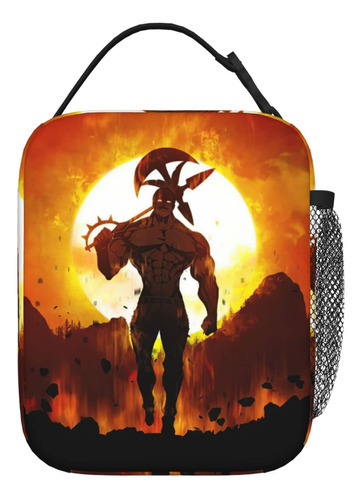 Bolsa Almuerzo Aislamiento Anime 3d Impermeable Reutilizable