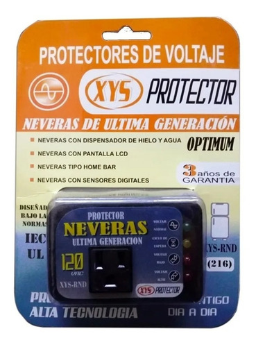 Protector De Voltaje Xys Para Neveras De Ultima Generacion 