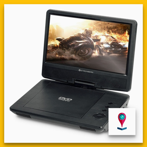 Nuevo Dvd Portatil Stromberg Carlson P933 9´´ 180º Giratoria