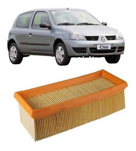 Filtro De Ar Renault Clio 1.0 8v E 16v Peugeot 206 1.0