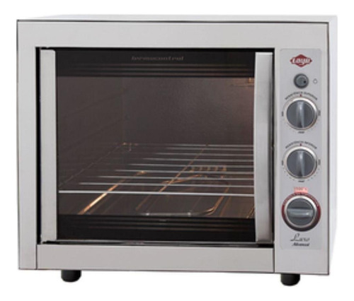 Forno de bancada elétrico Layr Advanced Luxo inox 2.4 46L aço inoxidável 127V