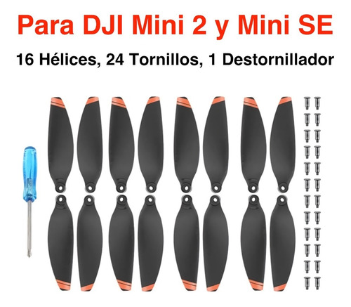 Imagen 2 de 10 de 2 Juegos 16 Piezas De Hélices Para Dji Mini 2, Mini Se