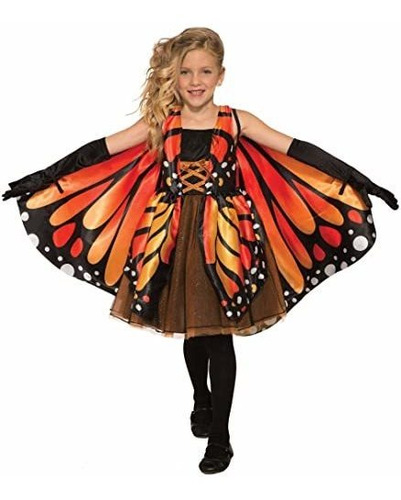 Disfraz Talla Large Para Niñas De Mariposa Halloween