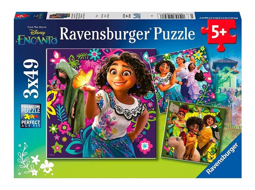 Ravensburger 3 Rompecabezas Encanto La Magia Eres Tu 49 Pz