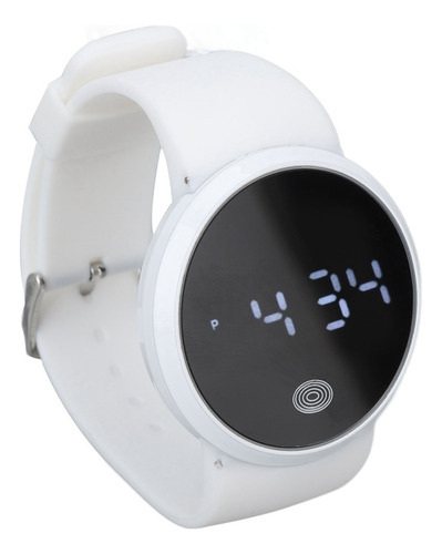Reloj Digital Led Con Pantalla Táctil Ajustable, Impermeable