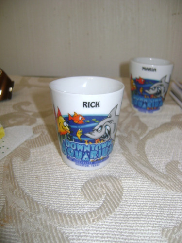 Antiguo Vasito De Licor Fina Porcelana Comprado En Bahamas 1