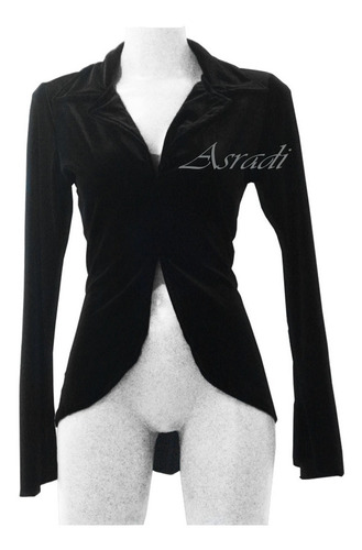 Blusa Asimetrica Terciopelo Gotica Sexy Medieval 