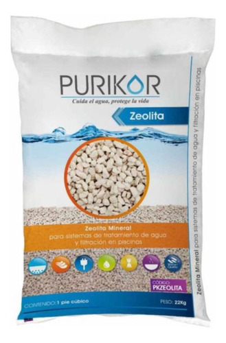 Zeolita Mineral Para Equipos De Filtración, Bulto 22kg