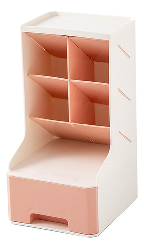 Organizador De Almacenamiento De Escritorio De Gran Rosado