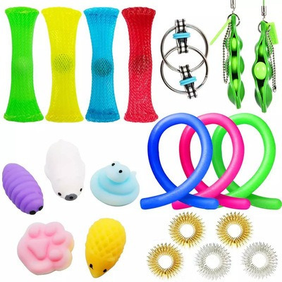 Kit De Juegos Pop It Fidget Gobang Rainbow Pioneer 40 Piezas