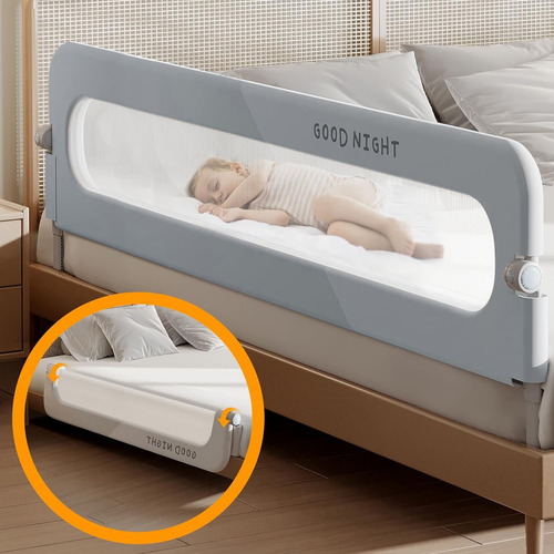 Baranda Cama Seguridad Bebe Abatible Ajustable