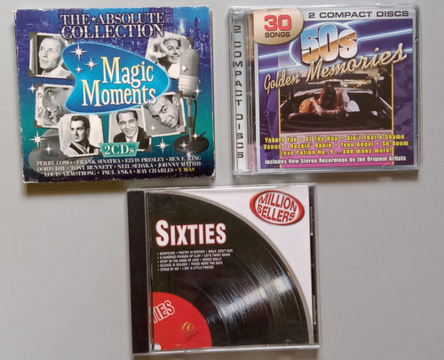 Combo 3 Cd's Magic Moments + 50s Golden Memories + Sixties