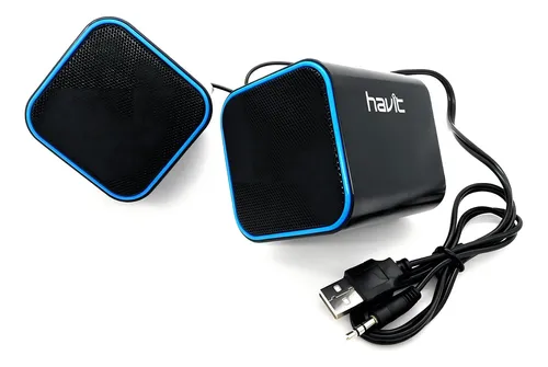 Parlantes Havit Sk473bl 2.0 Pc 3.5 Usb Notebook