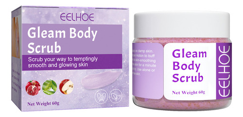 Exfoliante Exfoliante Gleam Body Scrub, Limpia Y