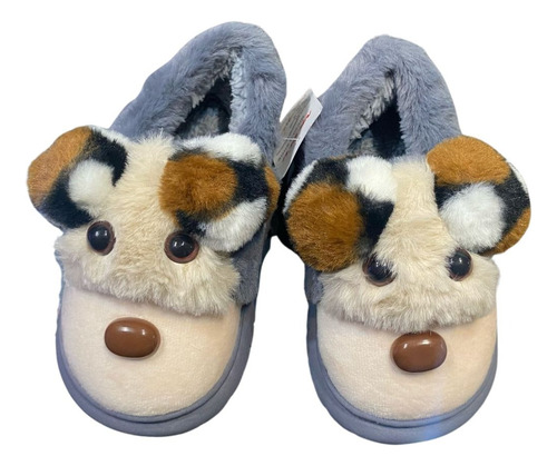 Pantufla Para Niños Peluche Animales Osito