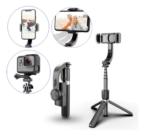 Tripode/mando Estabilizador Celular Gimbal L08 Selfie Stick