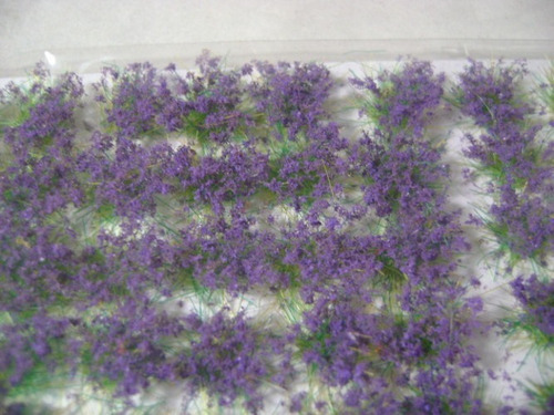 Imagen 4 de 10 de Nico Blister De Matas Y Flores Violetas D 10 Mm H0 (pmf 07)