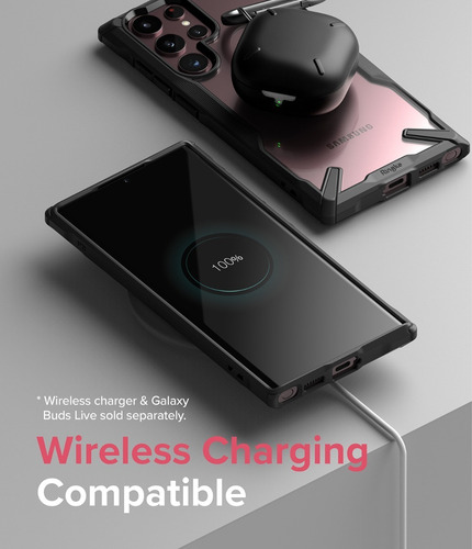 Imagen 4 de 6 de Funda Ringke Fusion X Design Para Samsung Galaxy S22 Ultra