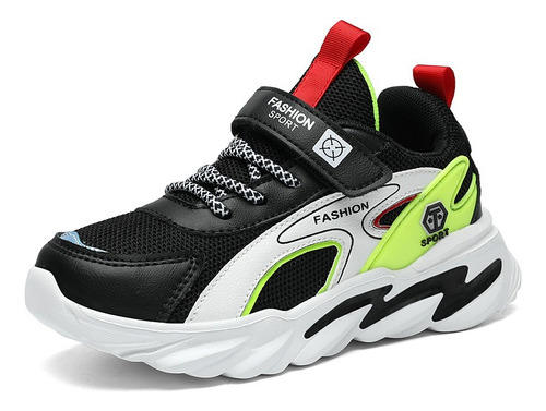 Zapatillas Deportivas Casuales Para Niños De Color Transpira