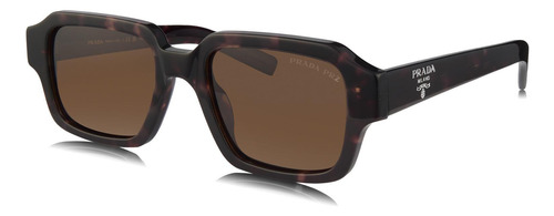 Prada Spr 02zs 2au-01d Square Shape Tortoise Polarized (Usado)